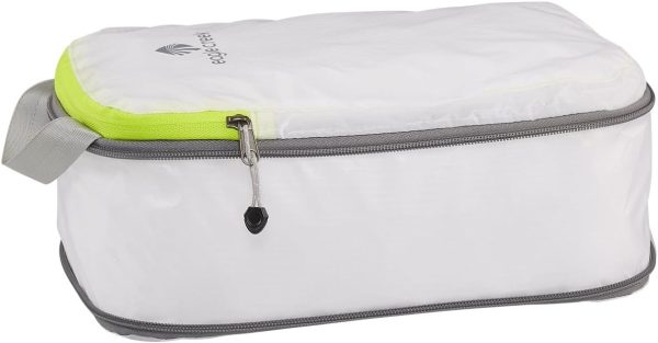 Pack-It Specter Compression Packing Cubes Set, White/Strobe - Small/Medium - Image 3